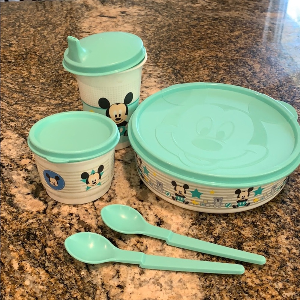 Mickey Mouse baby Tupperware set